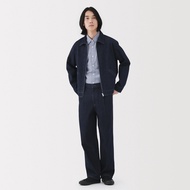 มูจิ กางเกงขายาวผ้าเดนิมผสมนุ่น ผู้ชาย - MUJI Kapok Blended Denim Work Pants รุ่น AE10IA5A