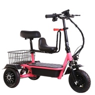 ♥powerful adult electric 3 wheel scooters bicycle with child seat handicapped double seat ebike ♠P
