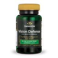 Swanson Vision Defense Antioxidant Vision Health Supplement - 60 Softgels for Eye Protection