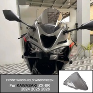 Fit For KAWASAKI ZX-6R ZX6R ZX 6R 2024 2025 2026 Motorcycle Front Windshield Windscreen Baffle Wind 
