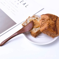 Wooden Table Knife Japanese Butter Knife Hand-Polished Nanmu Breakfast Jam Knife Mask Wood Knife Tableware Wholesale