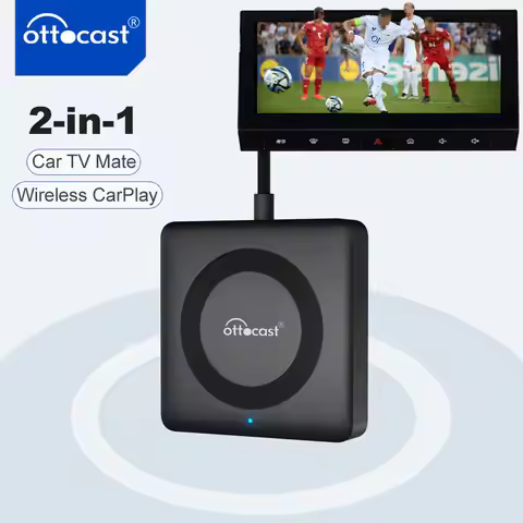 OTTOCAST Wireless CarPlay Adapter TV Mate Converter for Fire Google TV Stick for OEM Wired CarPlay C