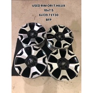 USED RIM ORIGINAL TOYOTA HILUX 18inch  FOR HILUX H1-ACE