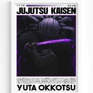 ️ Yuta Okkotsu Poster | Comic Poster - Wall Decal - Wall Photo
