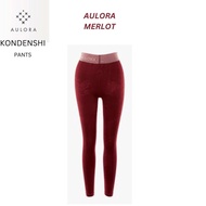 BE  Aulora Pants with Kodenshi For Women -MERLOT