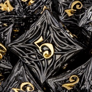 OGCOPHEN D and Tree Root Dnd Metal Role Playing Game Dice for D6 Dungeon Dragon Black D&D Polyhedral