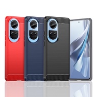 For OPPO Reno 10 / Reno 10 Pro / Reno 10 Pro+ 5G Global Version Ultra Slim Brushed Texture Shockproof Soft TPU Case Cover