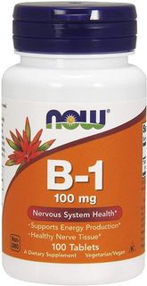 Now Foods B-1維他命B1, 100 毫克, 100粒