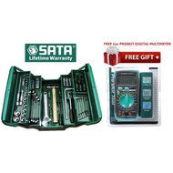 SATA 95104A-70 Mechanic Tool Box Set with 12 Point Socket (NEW & ORI SATA) FREE PROSKIT MULTIMETER