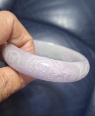 真色 古玉 古典玉 A玉 紫玉 玉鈪 手鈪 玉鐲 手鐲 雕花