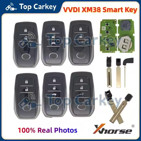 Xhorse XSTO01EN Global Version for Toyota XM38 Smart Key 4D 8A 4A All in One with Logo for VVDI Supp