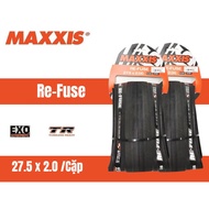 Lốp Xe Đạp MAXXIS ReFuse Vỏ Trọc Không Săm Tubeless Ready Kích Cỡ 27.5 x 2.0 Lớp Chống Đinh Huyền Th