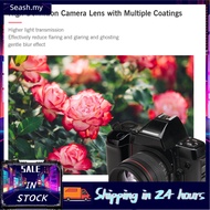 seashorehouse 85mm Fixed Focus Camera Lens F1.8 Large Aperture Manual with EF Mount 7 Groups 10 Elem