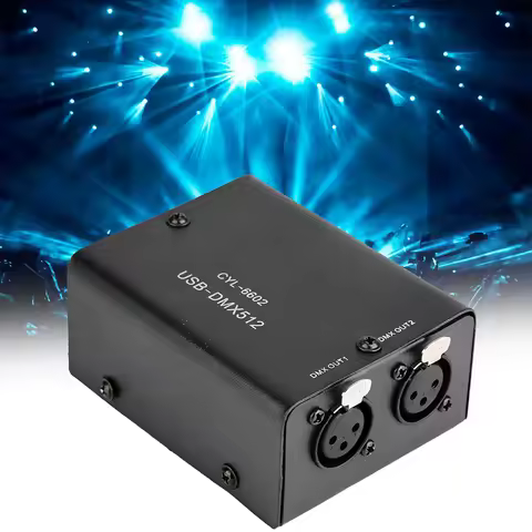 512‑Channel RGB Light DMX Controller USB to DMX DMX512 LED Light DMX Stage Lighting Controller Chann