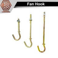 Fan J hook fan hook ceiling fan hook besi gantung kipas besi cakur kipas siling