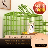 NEW Thickened Nano Dog Cage Folding Iron Cage Indoor Dog Crate Small Dog Transport Cage Large Dog Kennel Pet Cage P4FM