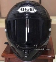 SHOEI X14安全帽黑色碳纖維大方格機車頭盔摩托全盔全罩男女賽車跑盔四季防摔保護防碰撞摩托騎士通風透氣重機騎乘&amp;代購