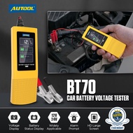 AUTOOL BT70 Car Power Monitor Battery Tester 12V Battery Analyzer Charging Circut Tester  Battery ca