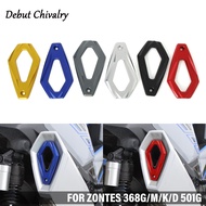 Motorcycle aluminum alloy accessories for Zontes 368G 368M 368K 368D 501G exhaust pipe modification 
