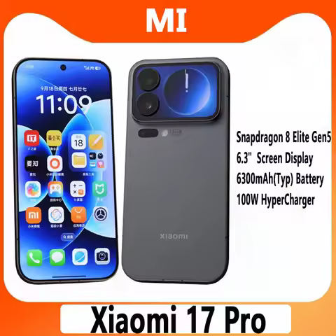 Xiaomi 17 Pro Smartphone CN Version Snapdragon 8 Elite Leica 6.3" Display 50MP Camera 6300mAh Batter