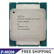 ใช้เกือบใหม่ Intel Xeon E5 E5 V3 2623V3 E52623V3เดสก์ท็อปเซอร์เวอร์เครื่องประมวลผลซีพียู3.0GHZ 4-Core 10M LGA 2011-3 105W CPU