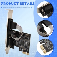 GO Auto-AX99100 Chipest RS232 Serial COM & DB25 Printer Parallel Port LPT to PCI Riser Card Adapt