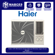 Haier 1HP Whirlwind Series Manual Window Type Aircon HW-09MCQ13