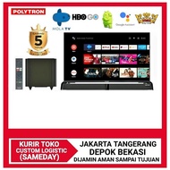 sale POLYTRON Smart Android Digital Mola TV 50 inch Soundbar PLD