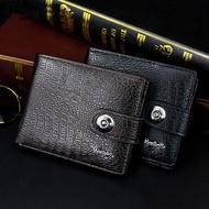 【ahlsen wallet】 Retro PU Leather Men 39;s Short Wallet Multi-Card Zipper Purse for Men Money Clip Large baellery carteira masculina
