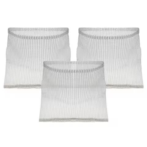 3pcs Stainless Steel Plant Root Protection Mesh Bags Gardening Mesh Baskets for Gopher Control and F