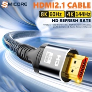 Hdmi Cable 2.1 HD Cable 8K @ 60HZ 4k @ 144HZ TV Projection Laptop Monitor Video Cable