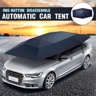 25W Automatic Remote Control Car Umbrella Tent Sun Shade Awning Shelter Cover SUV Truck Sun Shade Waterproof Fold Car Canopy Tent