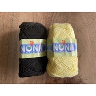 Nona 100% Acrylic Yarn (Black / Yellow)