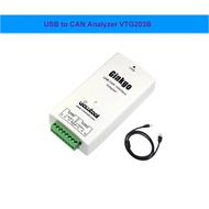 VTG203B Dual Channel USB to CAN Adapter - 2500V Isolation, 8000fps Speed, CAN 2.0A/B, Industrial CAN