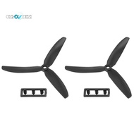 1 pair 5030 3-Blades Direct Drive Propeller Prop CW/CCW for RC Airplane Aircraft (Black)