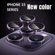 LAYAR Tempered Glass Screen Protector Compatible for Iphone 15 Iphone 15 Plus Camera Lens Ring Iphon