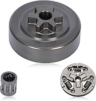 Clutch Drum Sprocket with Bearing for Echo CS-310 CS-352 CS-353ES, 3/8" 6T Chainsaw Sprocket Rim Fit
