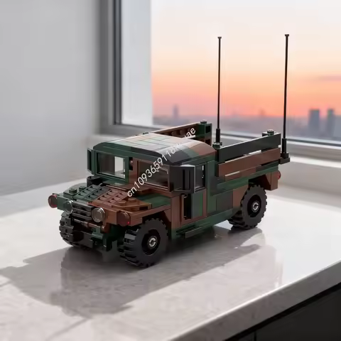 246pcs MOC Cars HMMWV Humvee Hammer Model Building Blocks Architecture Christmas Gifts Toys Creative