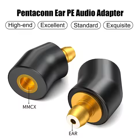 OKCSC Earphones Earsets to MMCX Female EAR Male Earphone Adapter for Pentaconn Ear PE/Acoustune HS16