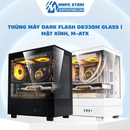 Case - DARK FLASH DB330M GLASS Case | Glass, M-ATX,