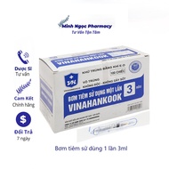 Combo of 5_Single Use Syringe Syringe Vinahankook Sterile Syringe Pump 3cc/ml