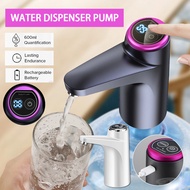 Electric Bottled Water Pump Automatic Water Dispenser Switch Drinking Dispenser Barreled Wireless Water Absorber Water Press Mineral Water Drink Dispenser USB Charging