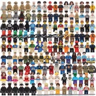 1PCS Building Block Statuettes/City Gendarmes ninja,My World,Spider Man,Bald Boy,League of Legends/Kids Puzzle Block Toys