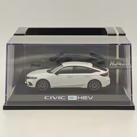 Hobby Japan 1:43 for CIVIC (FL4) e:HEV Platinum White(P) HJ433003W Diecast Model Car Miniature Limit
