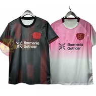 Fan Version 2025/26 Bayer 04 Leverkusen Pink Black Special Edition Football Jersey Short Sleeved Soc