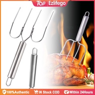 Stainless Steel Turkey Roaster Forks Poultry Lifters Poultry Fork Ransfer Turkey or Ham Easily