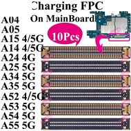 10pcs Charging Port FPC Connector For Samsung A04 A05 A14 A15 A24 A25 A34 A35 A52 A53 A54 A55 Mainbo