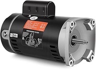 FAHKNS B2854 Pool Pump Motor - 1 1/2HP Single Phase Pump Motors，Square Flange/Round Flange，56Y Frame