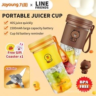 [READY STOCK]YQ Portable Electric Juicer Co-branded Joyoung Household Small Fruit Juice Cup Multi-function Mini Blender