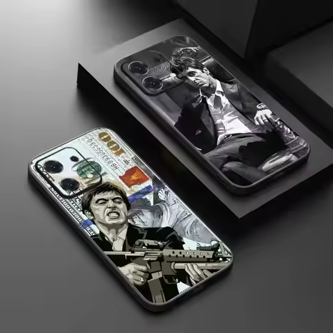 Tonny montana scarface pattern movie Phone Case For Redmi Note 14 13 12 11 Pro Plus S 5G 14C A3 Soft
